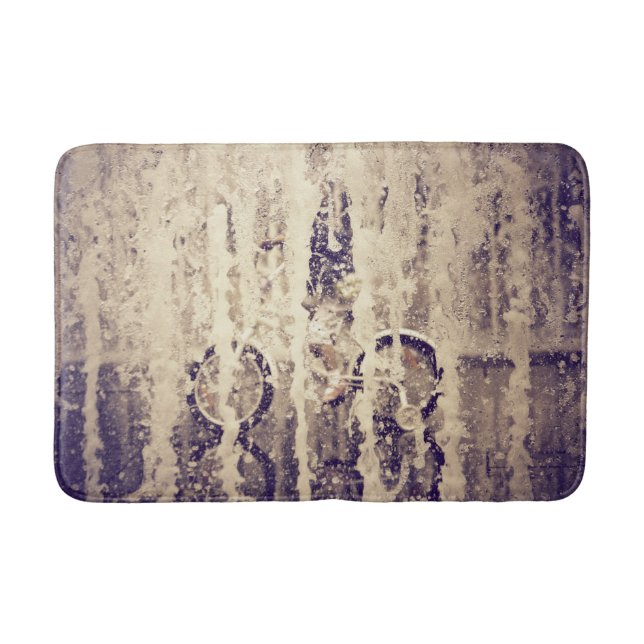Tapis De Bain Cyclisme dans la pluie (Devant)