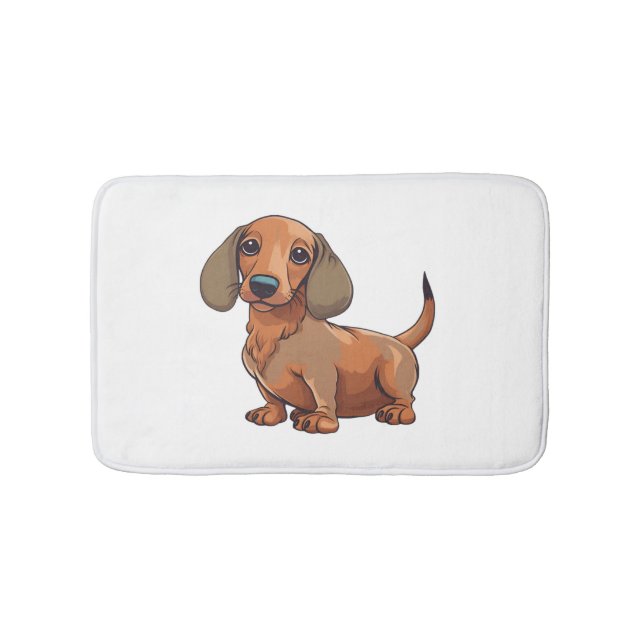 Tapis De Bain Dachshund Chien mignonne (Devant)