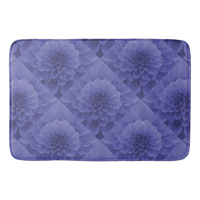 Tapis De Bain Dahlia bleu (Devant)
