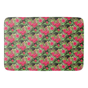 Tapis De Bain Dahlias rose profond