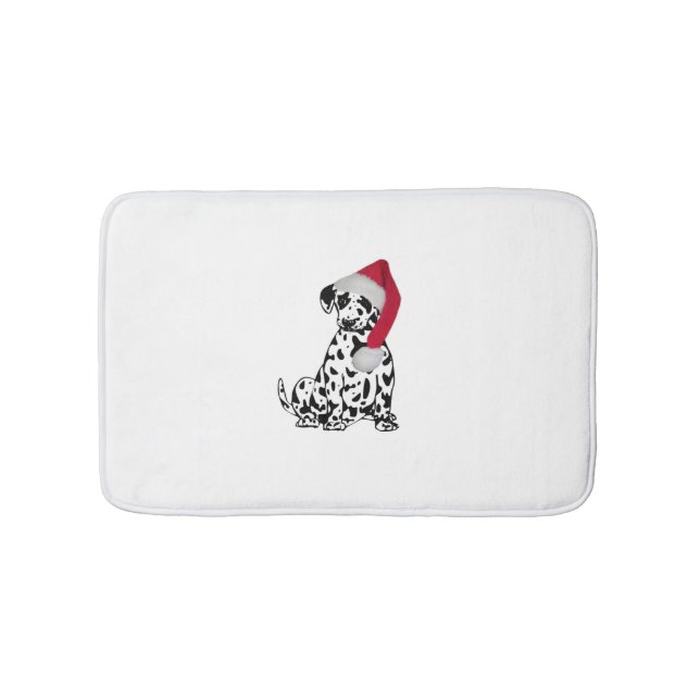 Tapis De Bain Dalmatie de Noël (Devant)