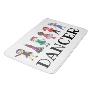 Tapis De Bain DANCER Ballet Tap Jazz Hip hop Lyrical Acro Studio