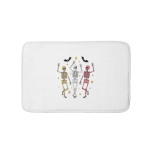 Tapis De Bain Dancing Skeleton Halloween