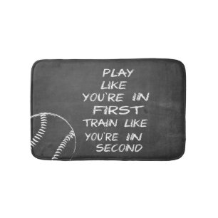 Tapis De Bain Dans la première motivation de base-ball