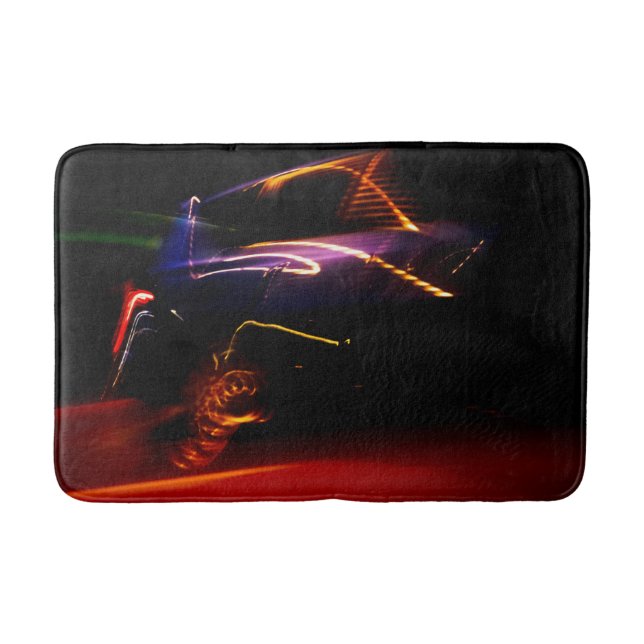 Tapis De Bain danse de voiture violette (Devant)