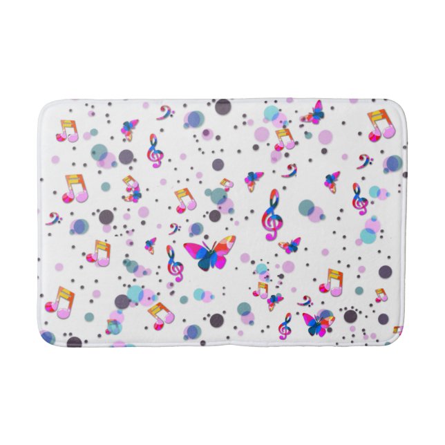 Tapis De Bain Danse Musique colorée (Devant)