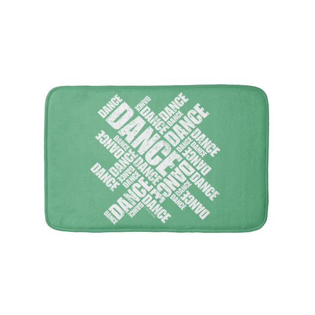 Tapis De Bain Danse typographique (Devant)