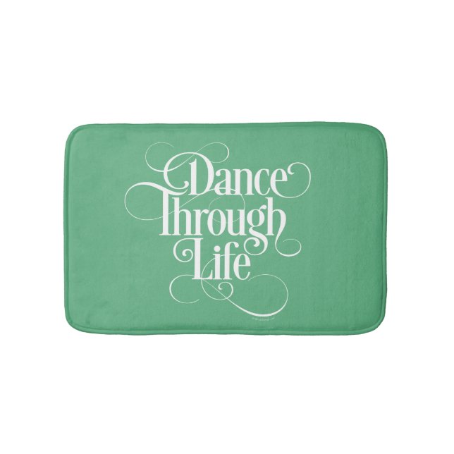 Tapis De Bain Danser à travers la vie Bain Mat (Devant)