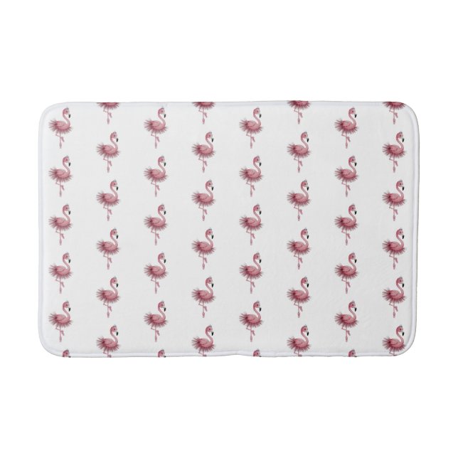 Tapis De Bain Danseur de ballet Flamant rose (Devant)