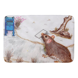 Tapis de bain d'aquarium populaire de boîte aux