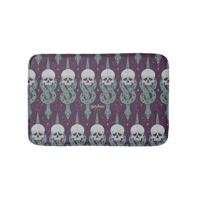 Tapis De Bain Dark Mark Geometric Icon Pattern (Devant)
