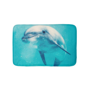 Tapis De Bain Dauphin de Bottlenosed sous-marin