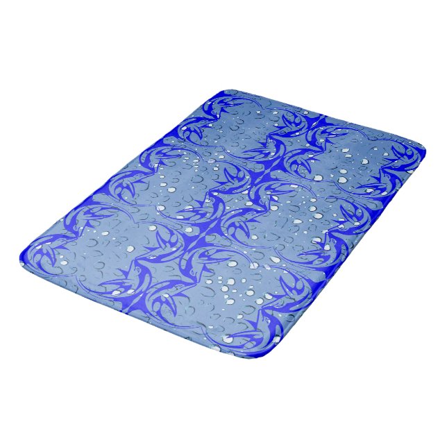 Tapis De Bain Dauphin de mer Abstrait (Angle)
