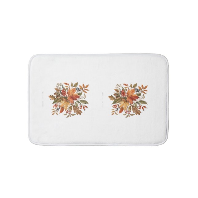 Tapis de bain d'automne.  (Devant)