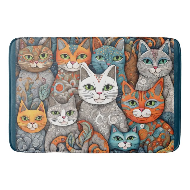 tapis de bain de chats apaisants (Devant)