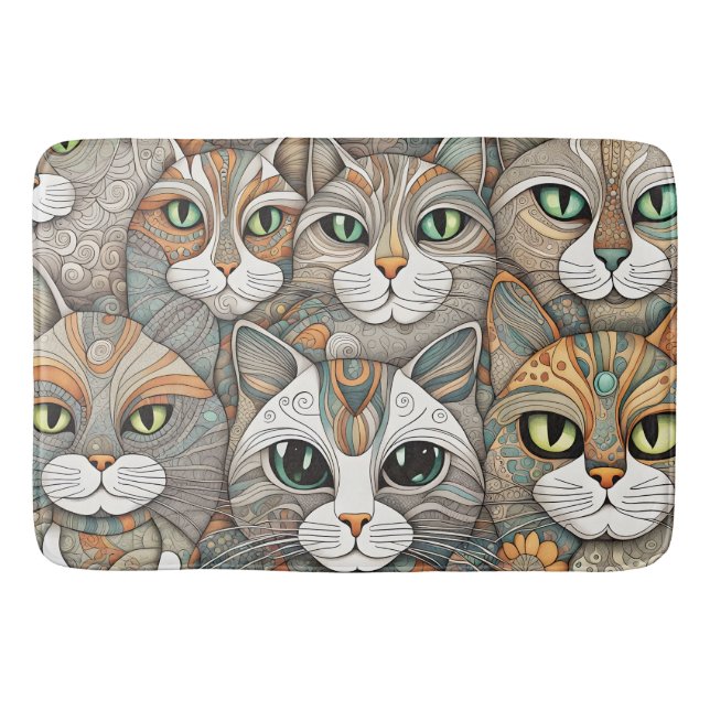 tapis de bain de chats apaisants (Devant)