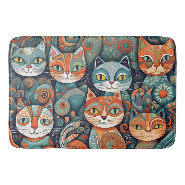 tapis de bain de chats apaisants (Devant)