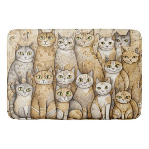tapis de bain de chats apaisants