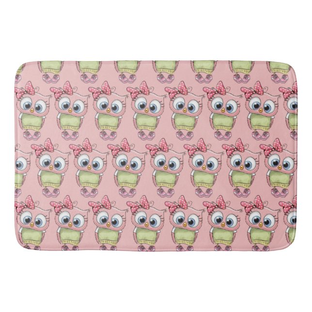 Tapis de bain de chouette (Devant)