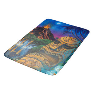 Tapis de bain de Dieu de Tiki