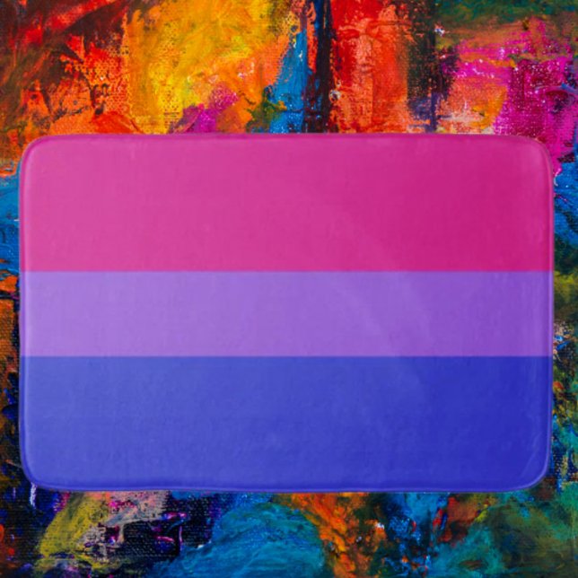 Tapis de bain de fierté bisexuelle : Soutien vibra (Créateur téléchargé)