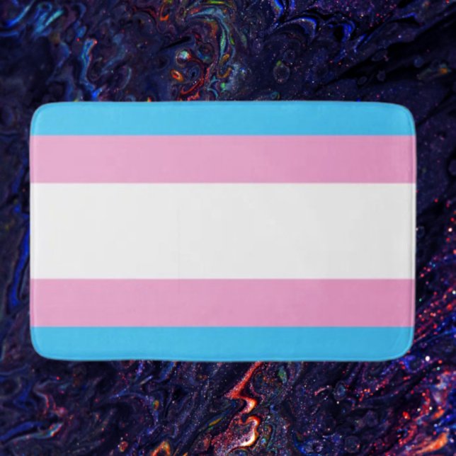 Tapis de bain de fierté trans : Embrasser toutes l (Créateur téléchargé)