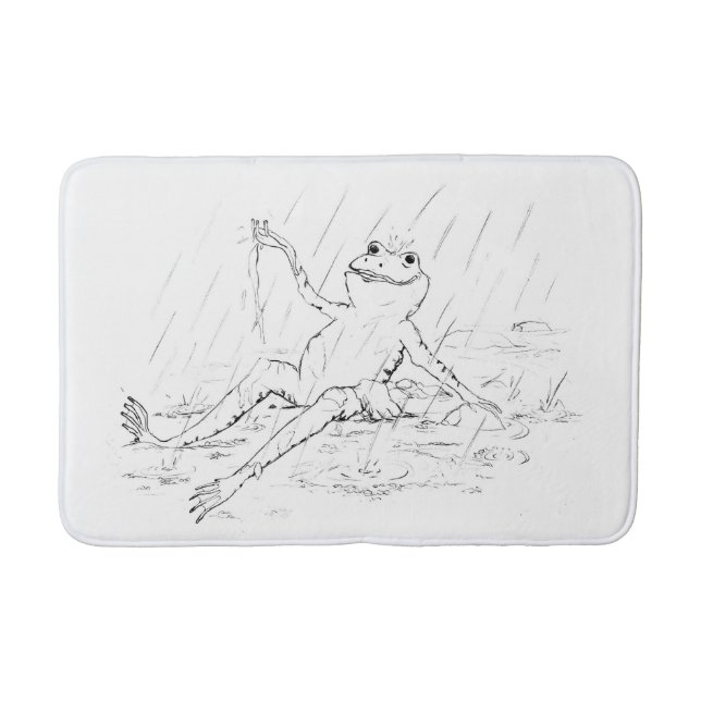 tapis de bain de grenouille (Devant)
