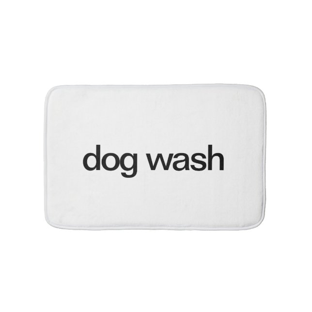 Tapis de bain de lavage de chien (Devant)