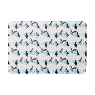 Tapis de bain de partie de macareux (choisissez la