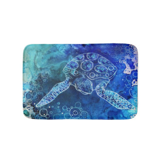 Tapis de bain de tortue, original par le miart