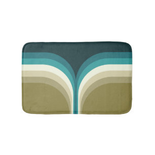 Tapis De Bain Décor à deux arches de style rétro