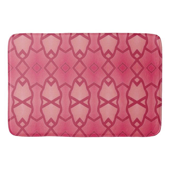 Tapis De Bain Décor Accent En Rose (Devant)
