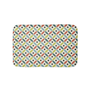 Tapis De Bain Décor coloré du milieu du siècle