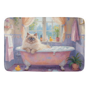 Tapis De Bain Décor de bain pour chat Ragdoll