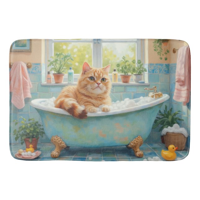Tapis De Bain Décor de salle de bain British Shorthair (Devant)