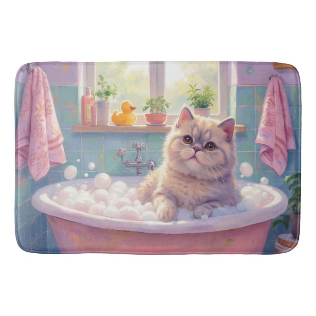 Tapis De Bain Décor de salle de bain Scottish Fold (Devant)