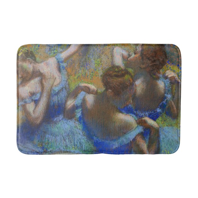 Tapis De Bain Degas Blue Dancers Pastel Fine Art Masterpiece (Devant)