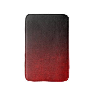 Tapis De Bain Dégradé de Parties scintillant rouge et noire