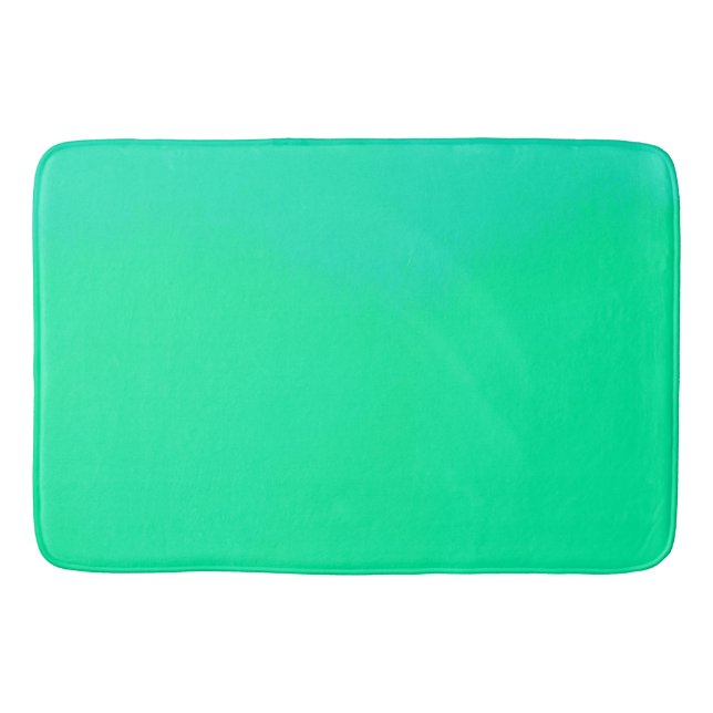 Tapis De Bain Dégradé de vert de printemps  (Devant)