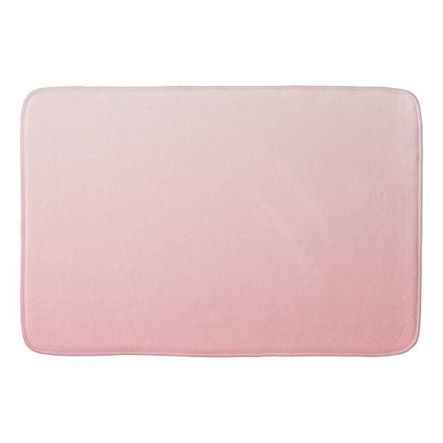 Tapis De Bain dégradé rose doux (Devant)