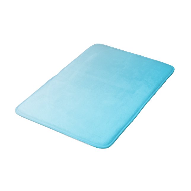 Tapis De Bain Dégradé turquoise (Angle)