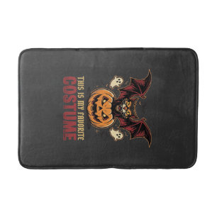 Tapis De Bain Déguisement Halloween Monstre Citrouille Gothique