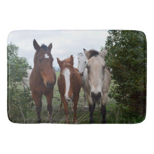 Tapis De Bain Délicieux problèmes de cheval, Mousse de mémoire