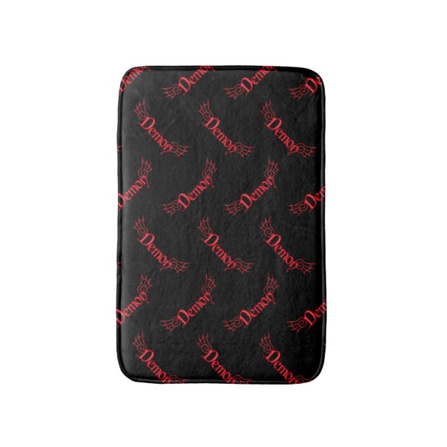 Tapis De Bain Démon tombé avec ailes (Devant (Vertical))