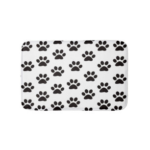 Tapis de bain d'empreintes de pattes de chat