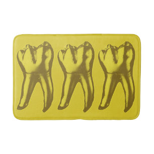 Tapis De Bain Dent d'or