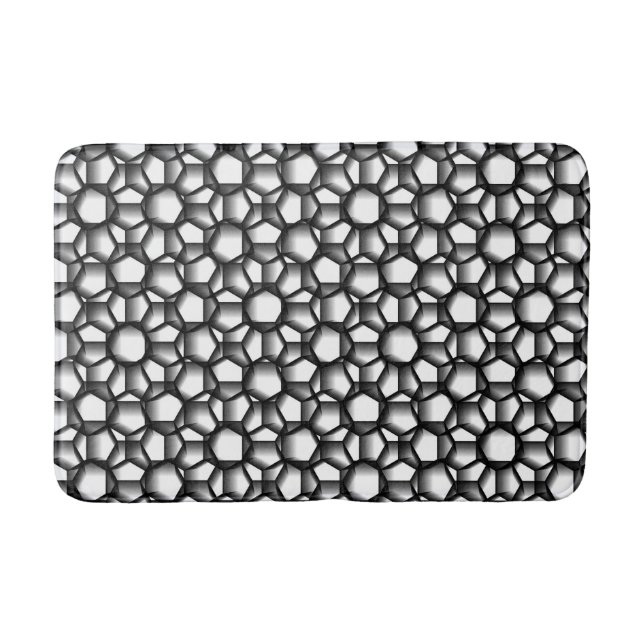 Tapis De Bain Dentelle Octogone (Devant)