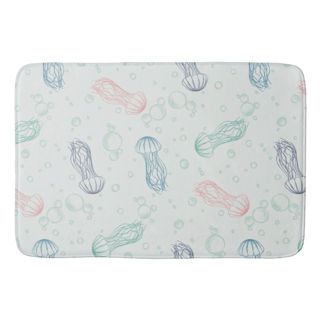 Tapis De Bain Dérive de méduses (Devant)