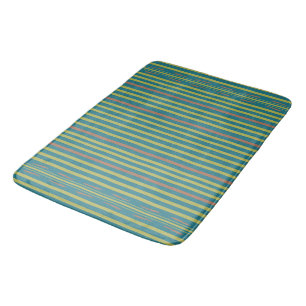 Tapis De Bain Désert de la mer et rayures d'argile