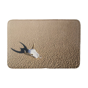 Tapis De Bain Deserts Cow Skull on the Desert Ground